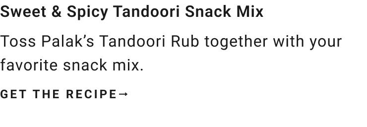 Sweet & Spicy Tandoori Snack Mix