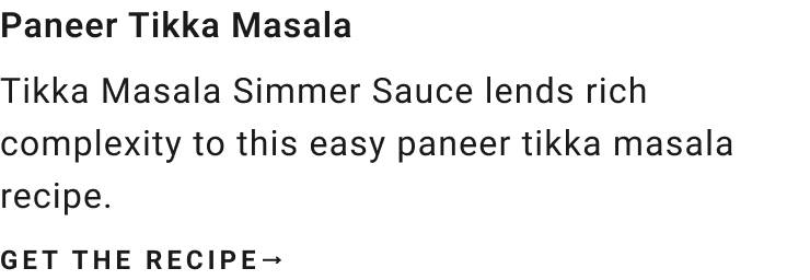 Paneer Tikka Masala