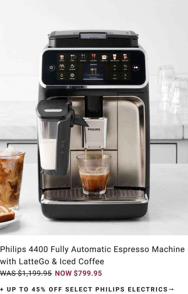 Shop Philips Espresso Machines