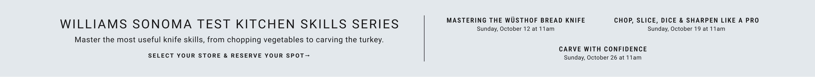 October Skills Series