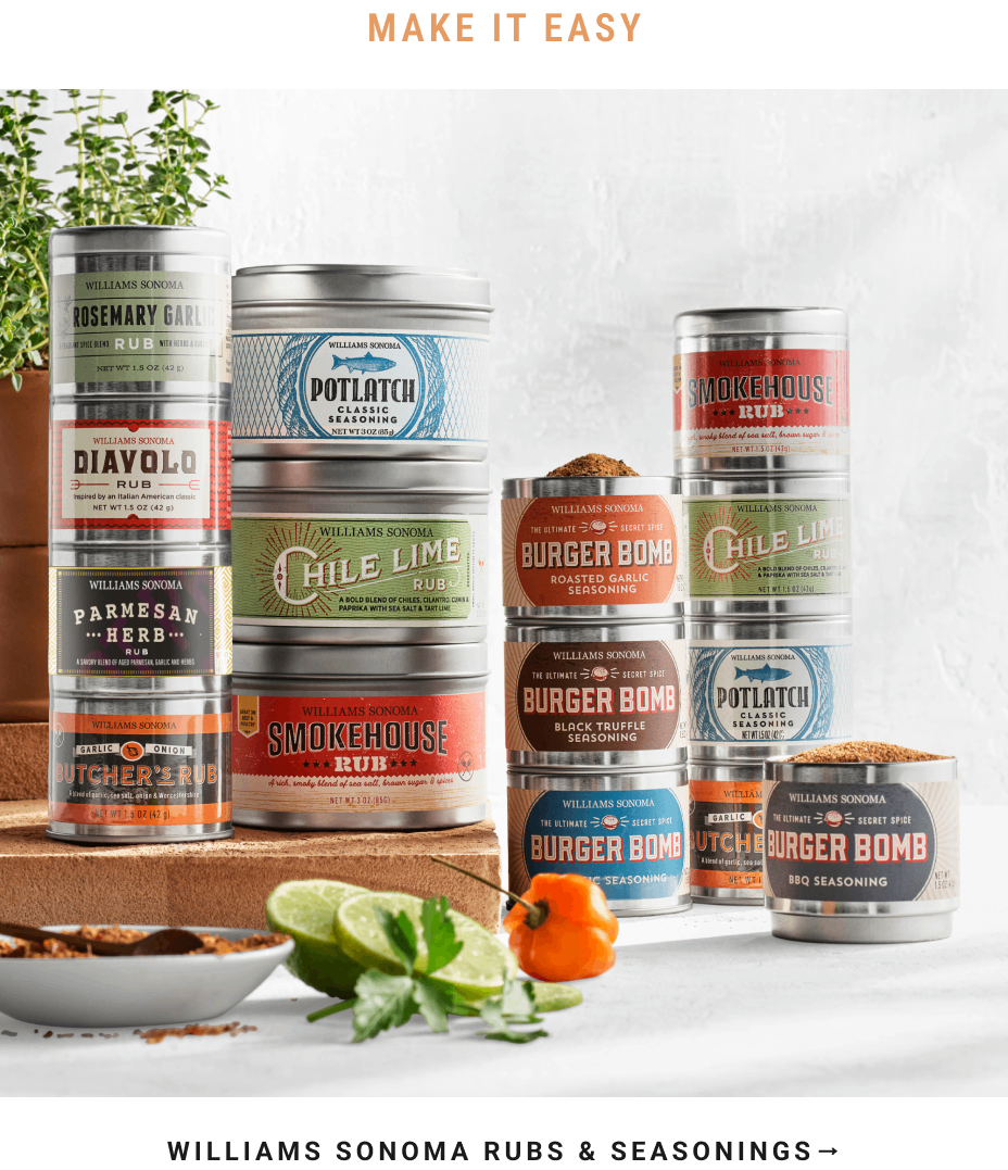 Williams Sonoma Rubs & Seasonings