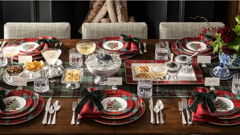 A Tartan Table A Tartan Table
