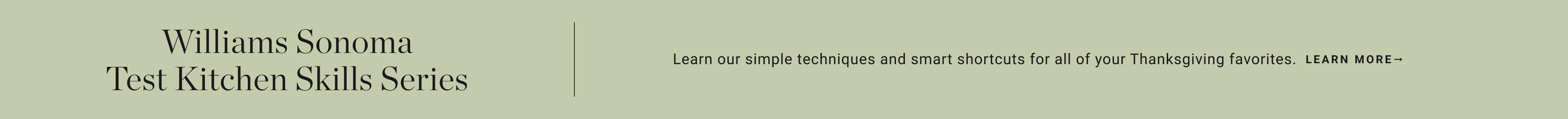 Test Kitchen Skill Series