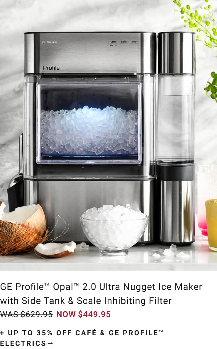 Shop GE Profile Opal 2.0 Nugget Ice Maker Shop GE Profile Opal 2.0 Nugget Ice Maker