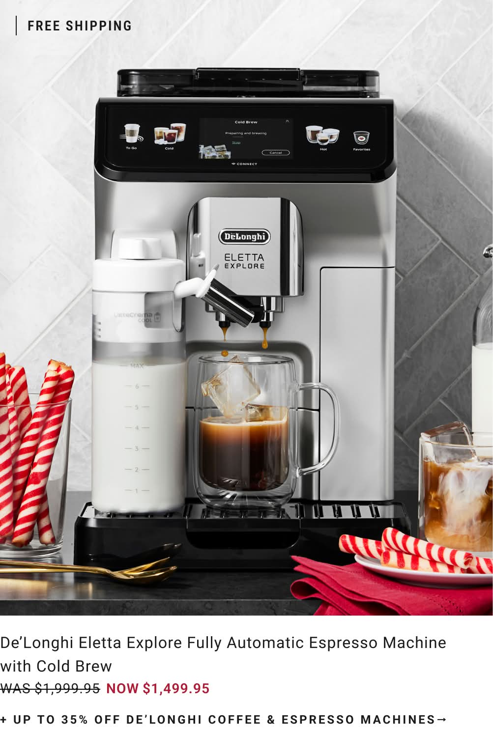 Shop De'longhi Coffee & Espresso Machines