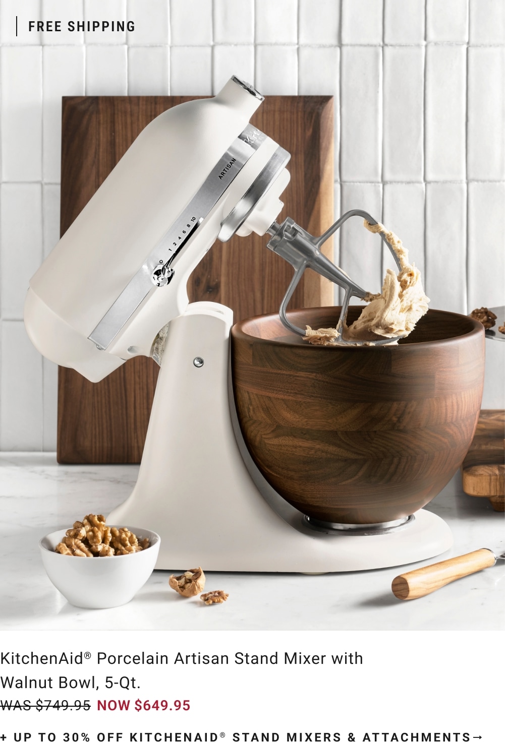 Shop KitchenAid® Stand Mixers & Attachments