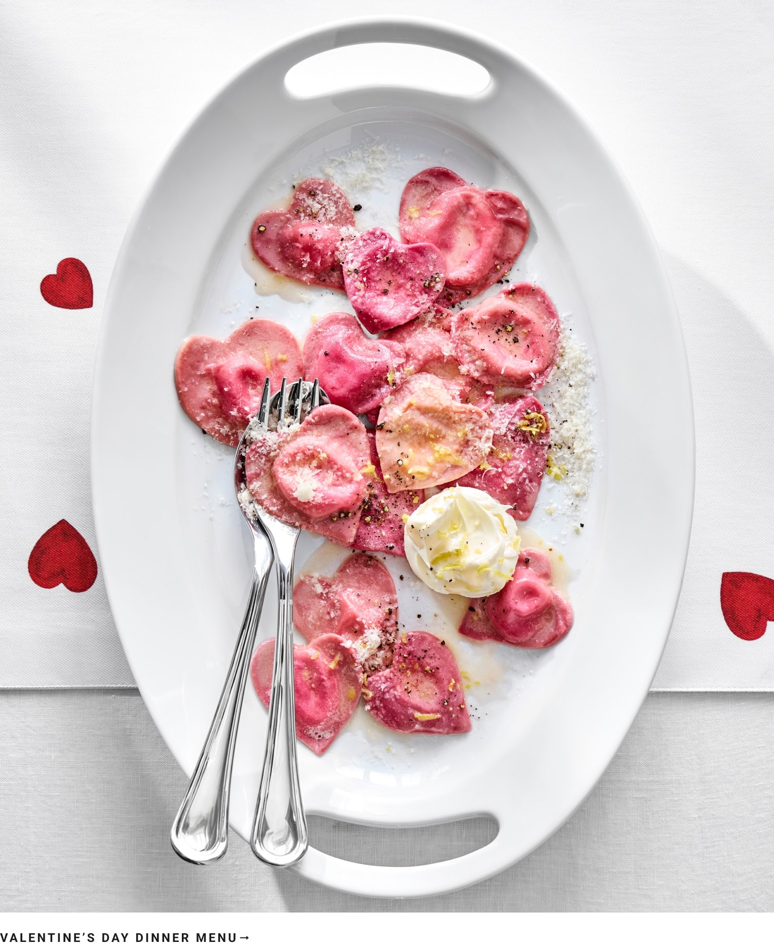 Valentine's Day Menu