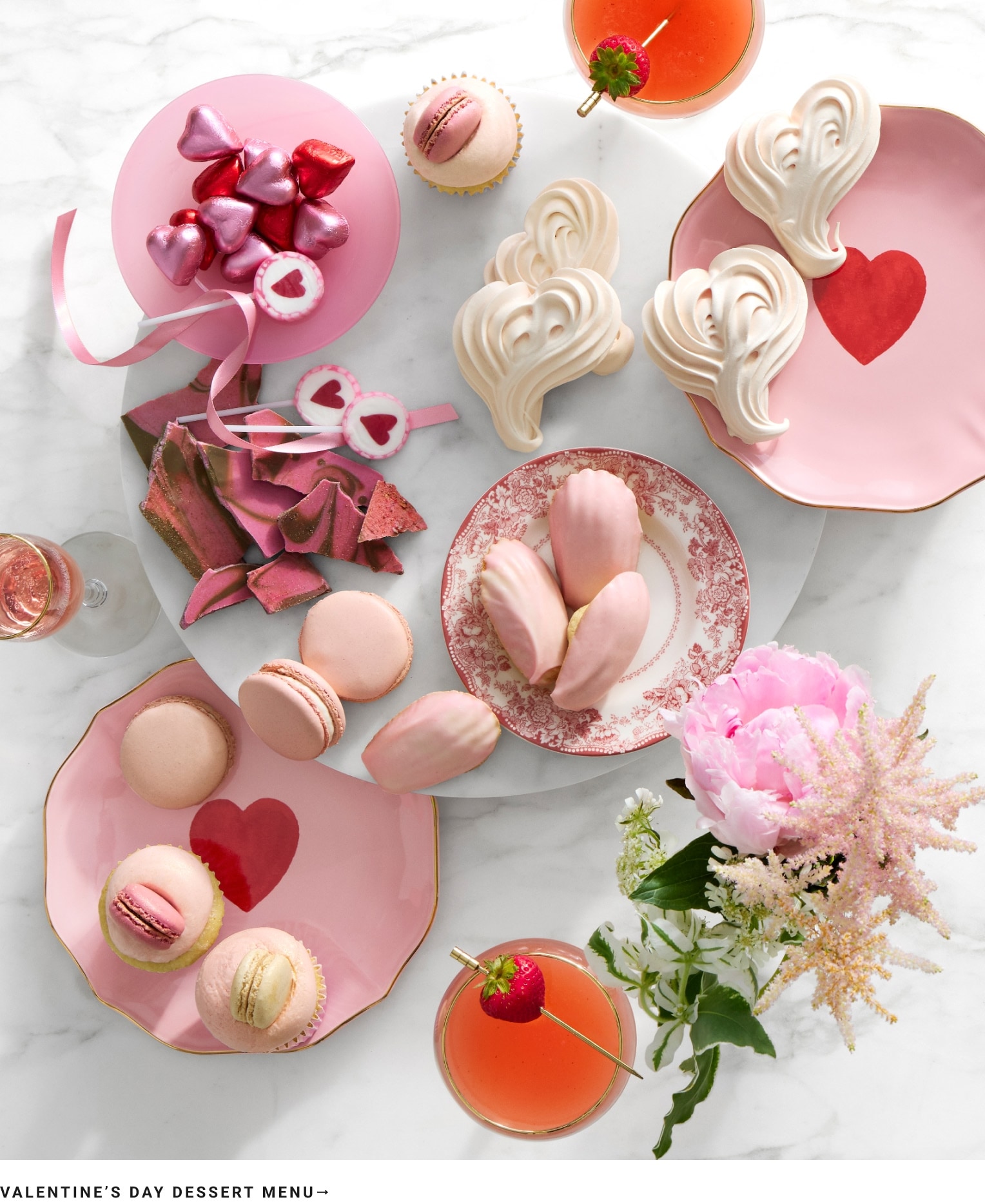 Valentine's Day Dessert Menu