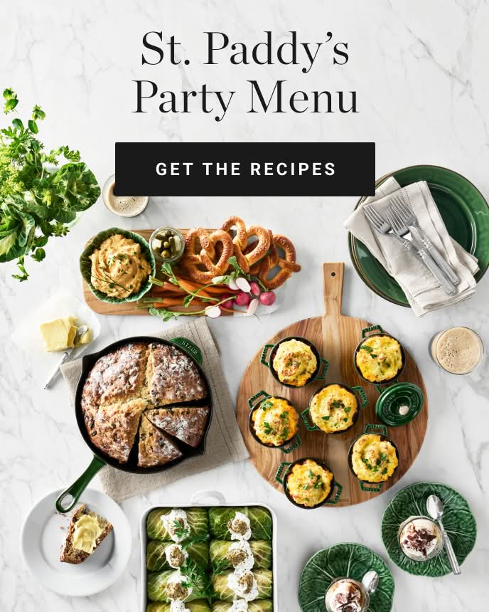 Hushee 6 Pcs St. Patrick's Day Dessert Plate 6 Inch Round Ceramic Plate