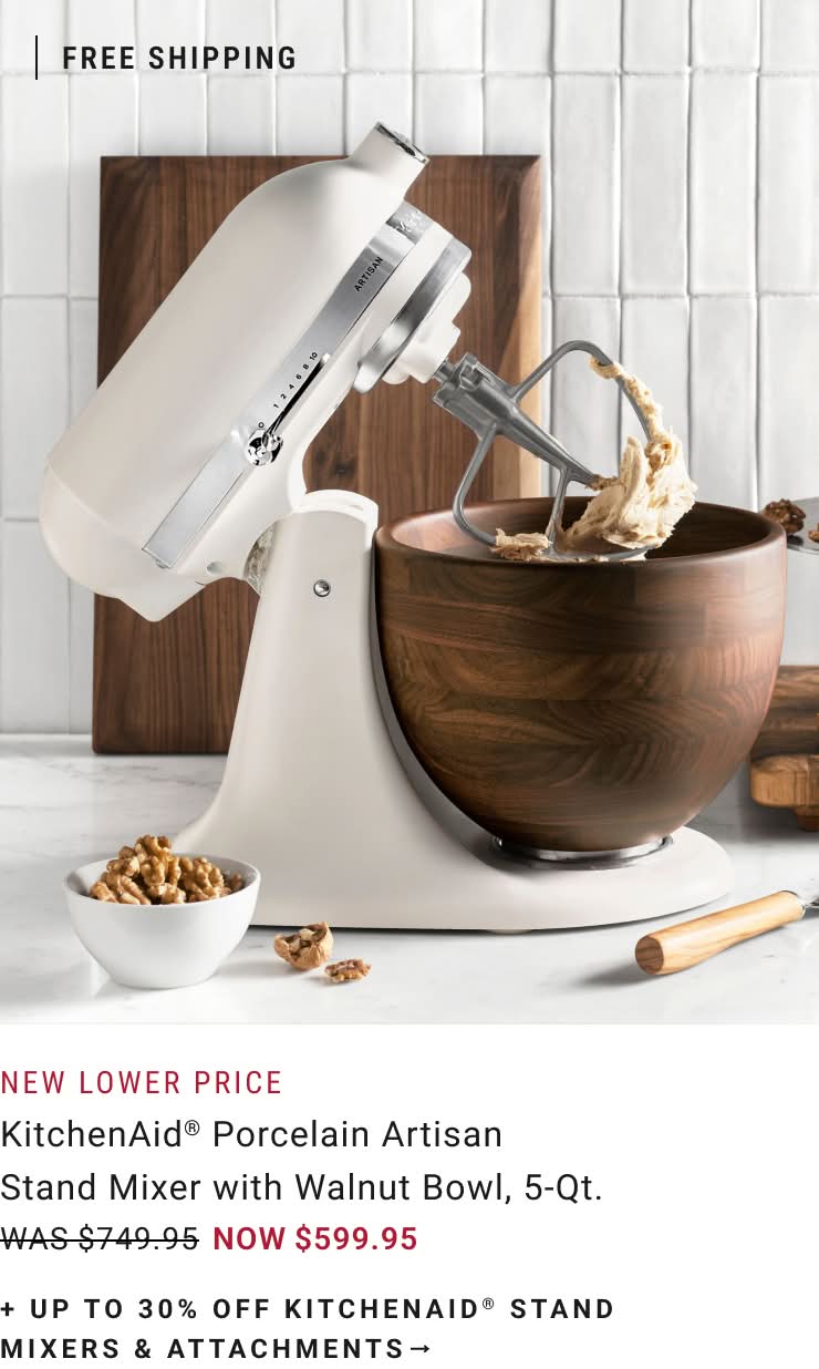 Shop KitchenAid® Stand Mixers & Attachments