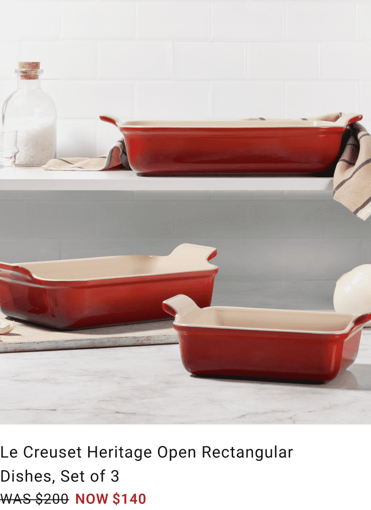 Shop Le Creuset Open Rectangular Bakers