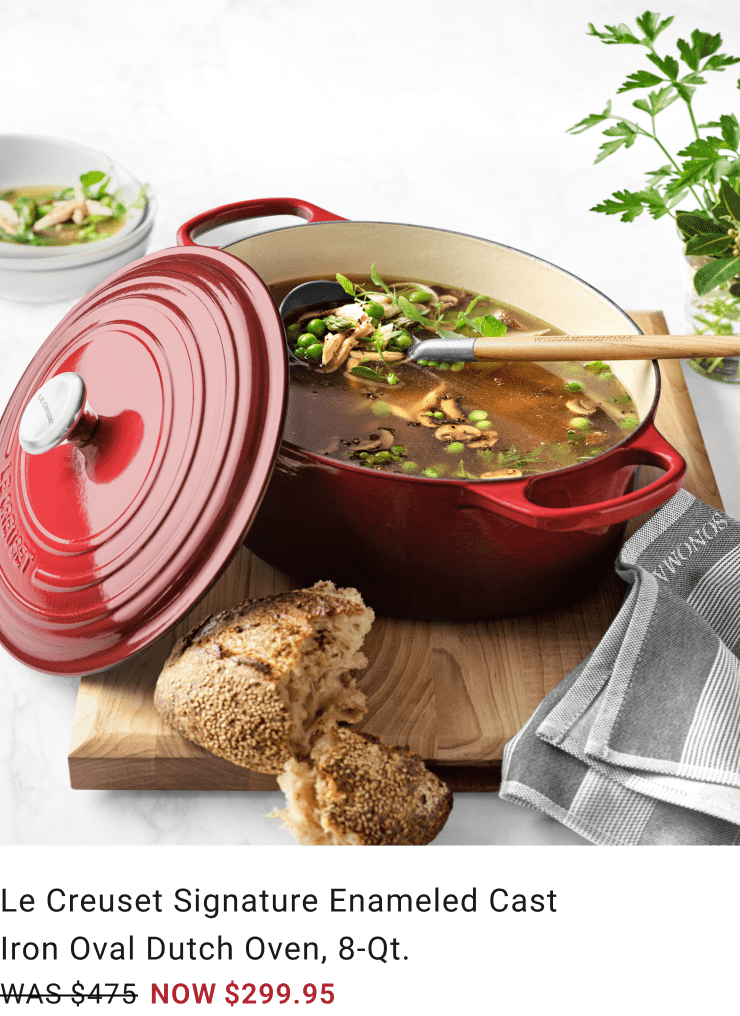 Shop Le Creuset Round Wide Oval Dutch Oven, 8-Qt.