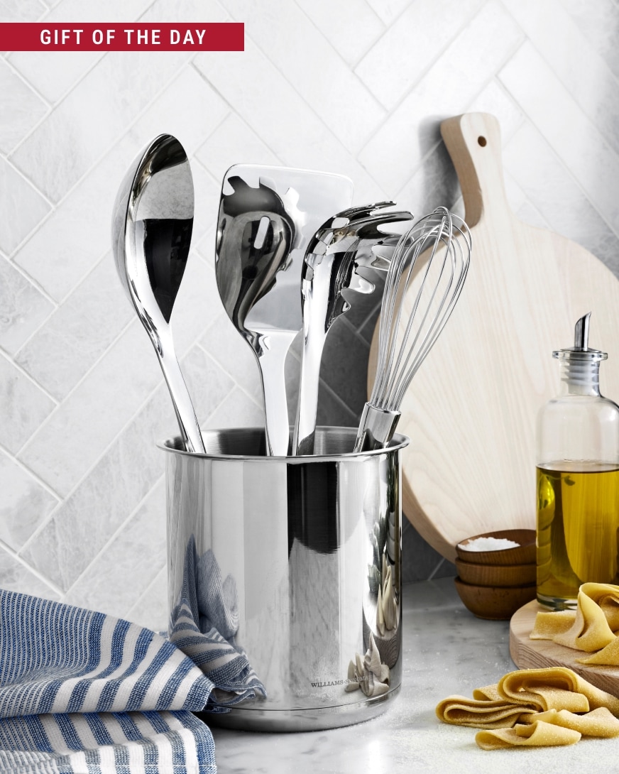 GIFT OF THE DAY! 20% off Williams Sonoma Signature Utensils