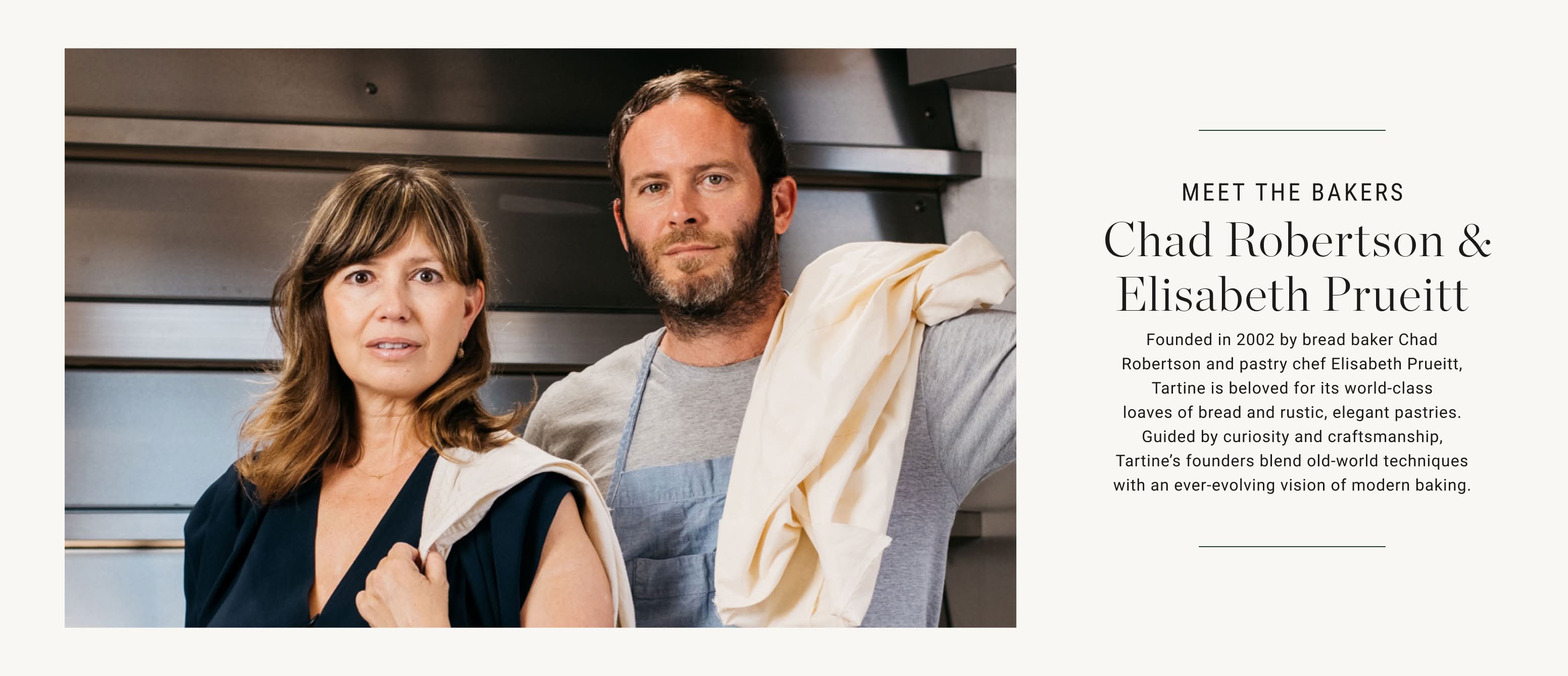 Meet the Bakers - Chad Robertson & Elisabeth Prueitt