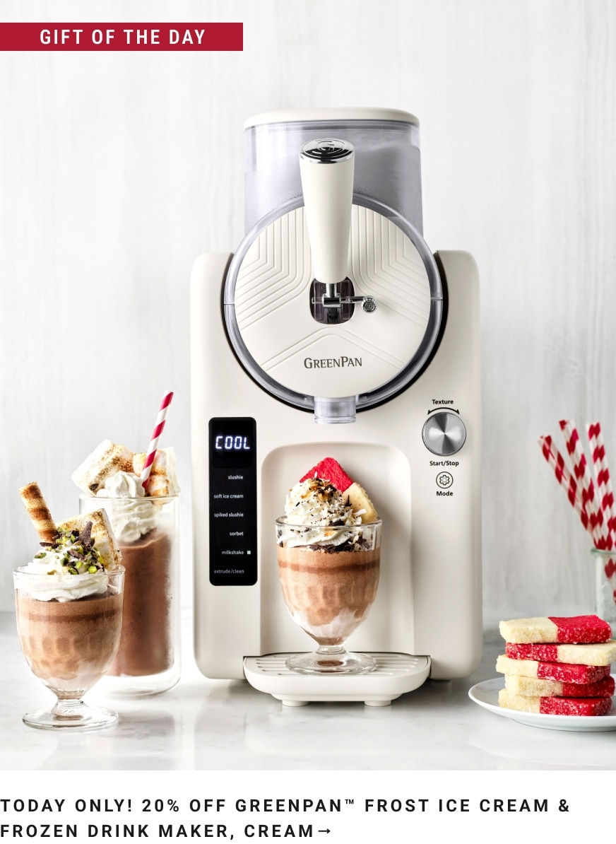 20% Off GreenPan™ Frost Ice Cream & Frozen Drink Maker, Cream