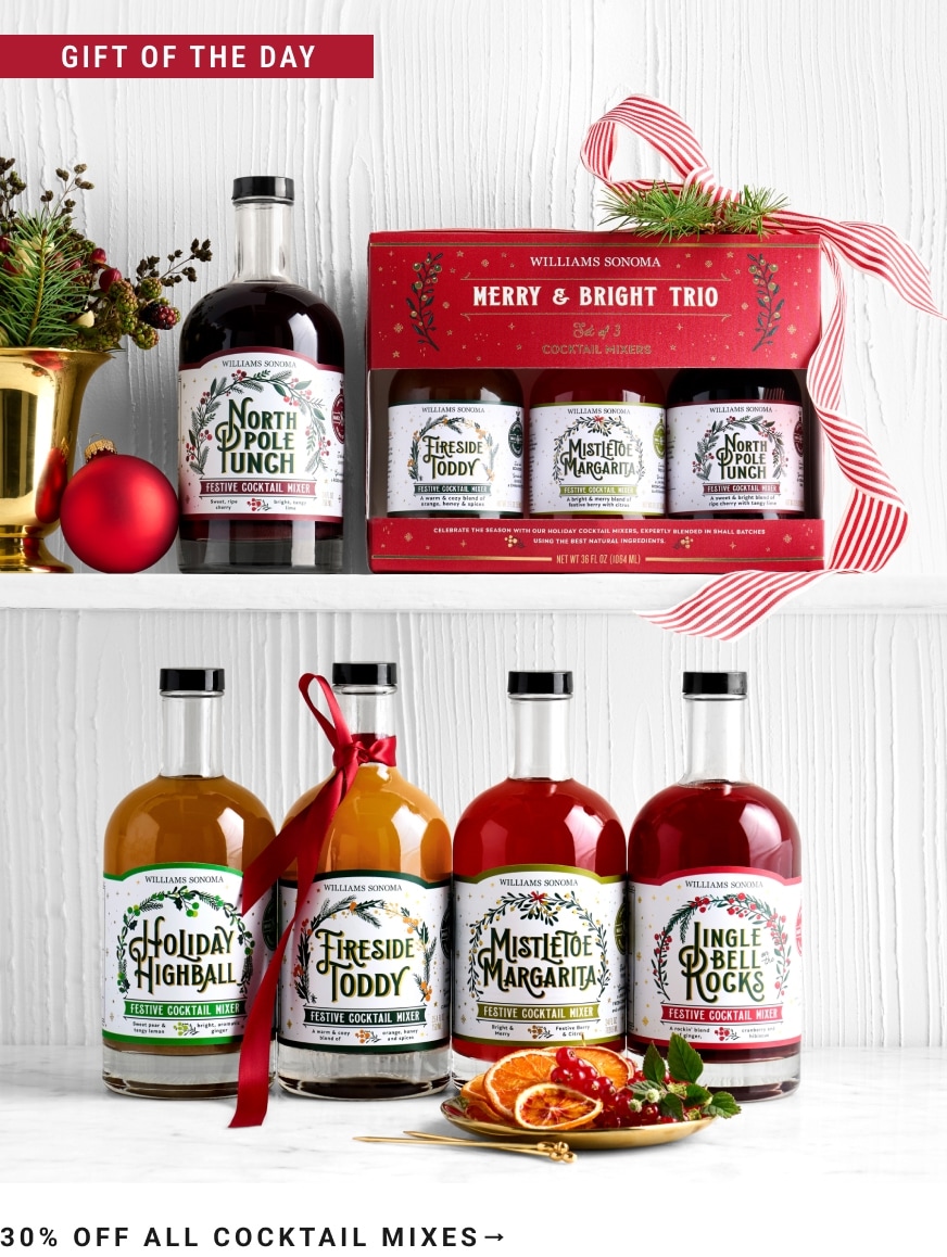 30% Off All Cocktail Mixes