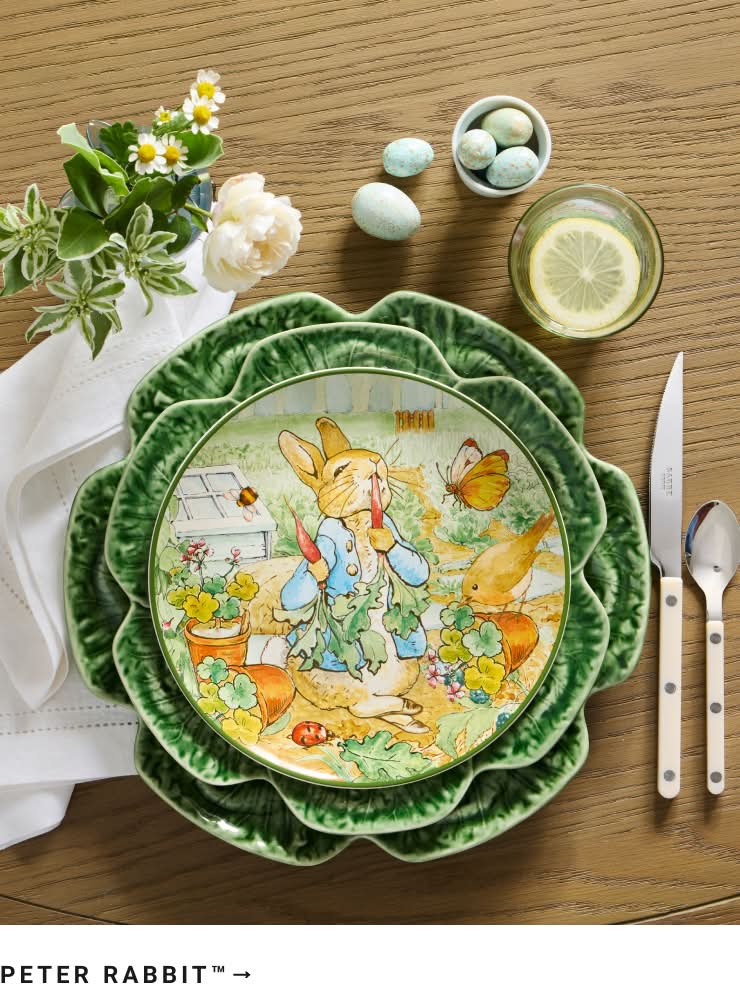 Peter Rabbit Dinnerware Collection