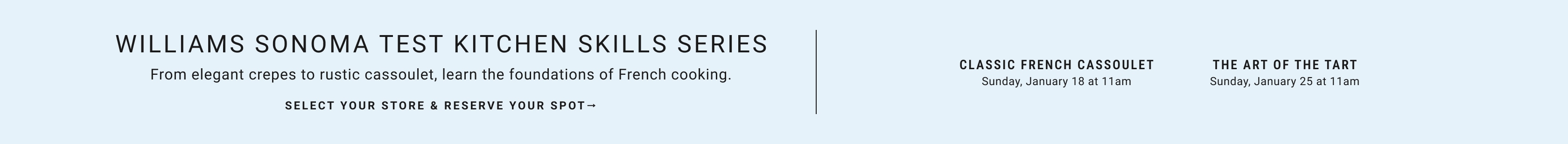 Test Kitchen Skills Series