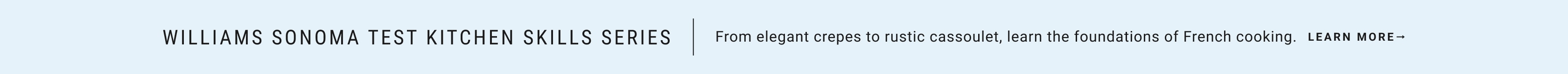 Test Kitchen Skills Series