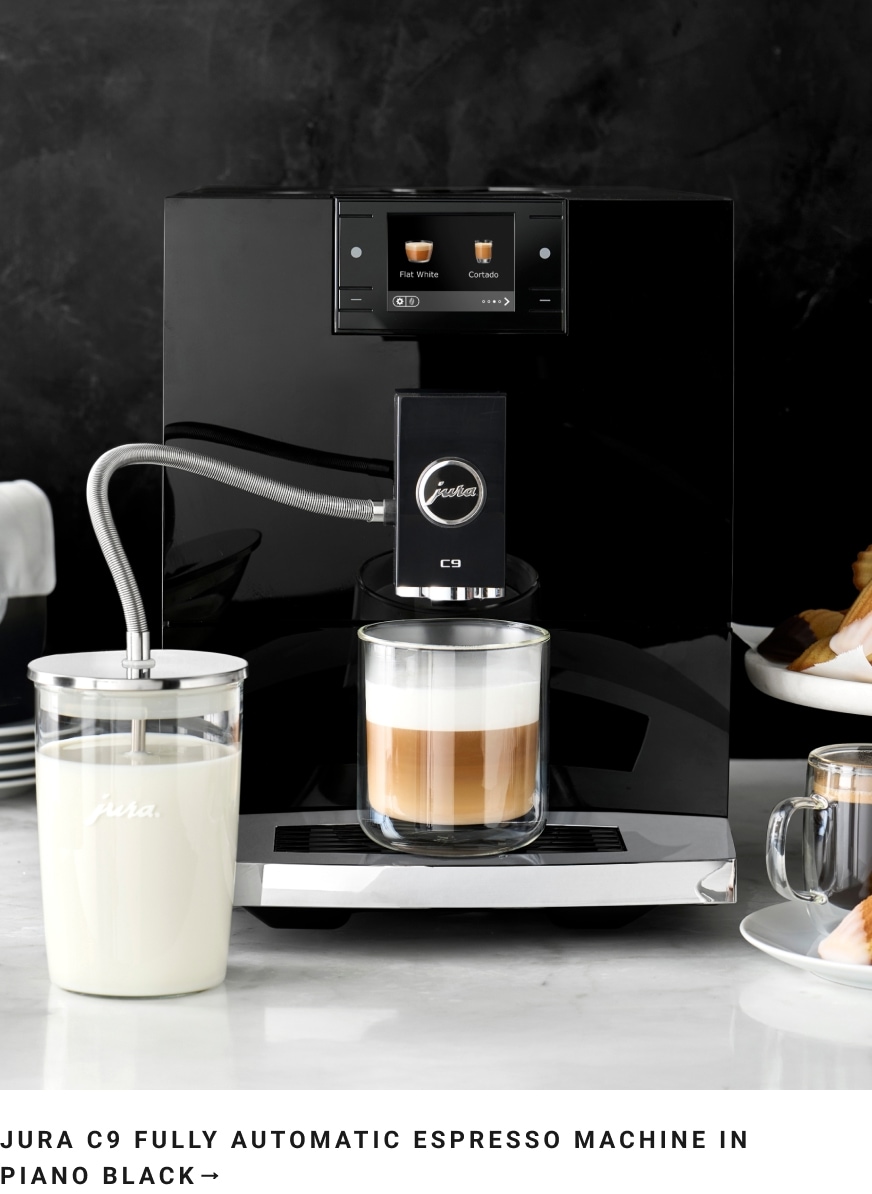 JURA C9 Fully Automatic Espresso Machine in Piano Black