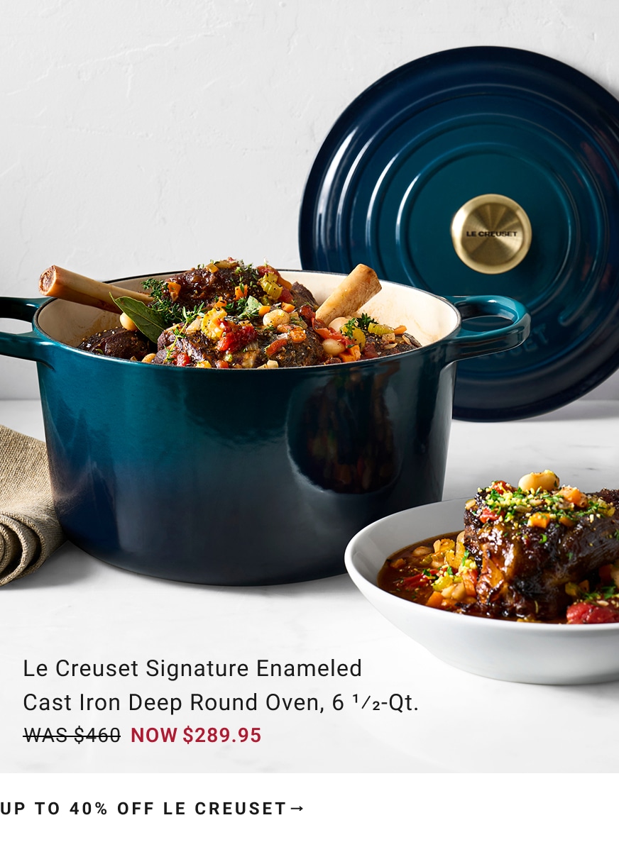 Up to 40% Off Le Creuset