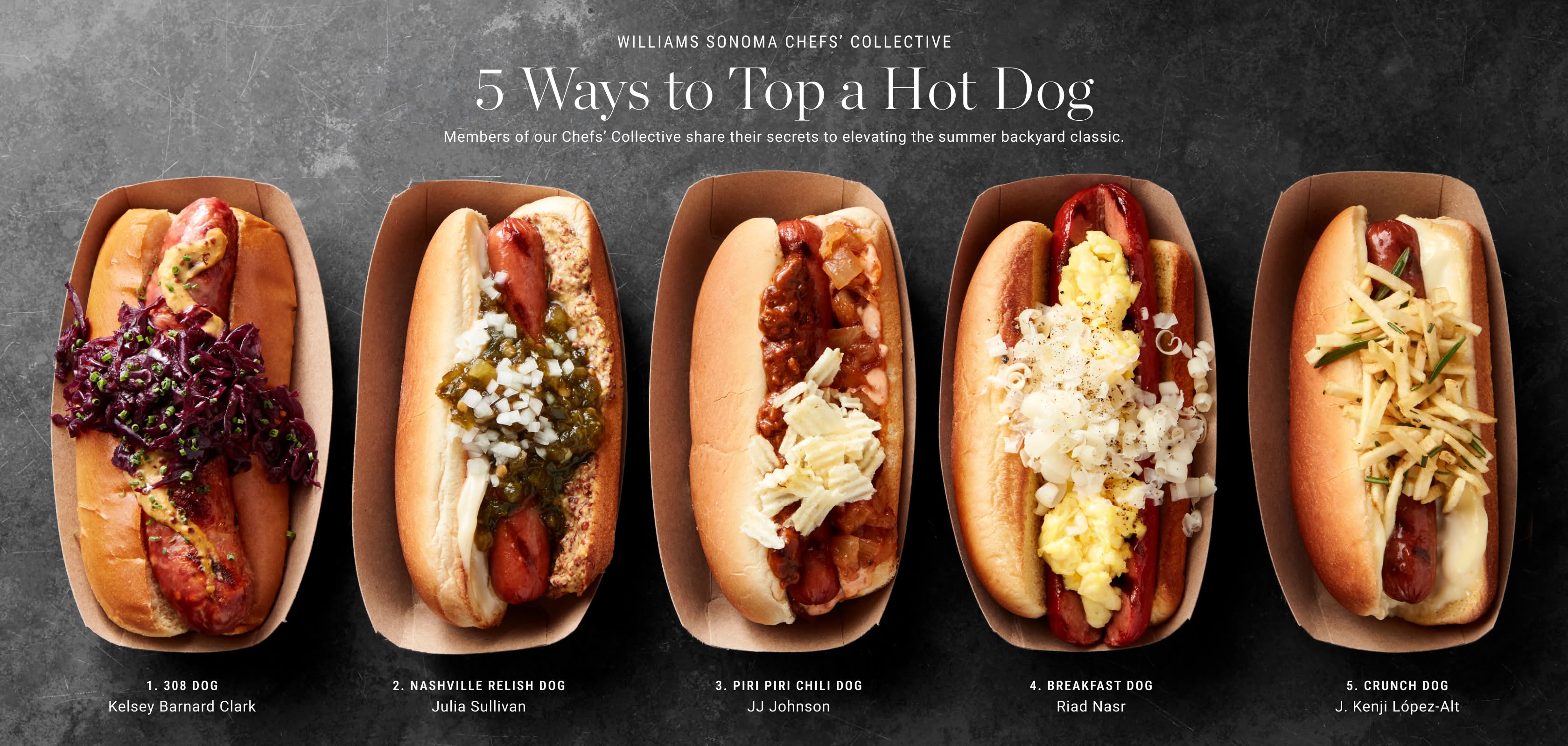 5 Ways to Top a Hot Dog