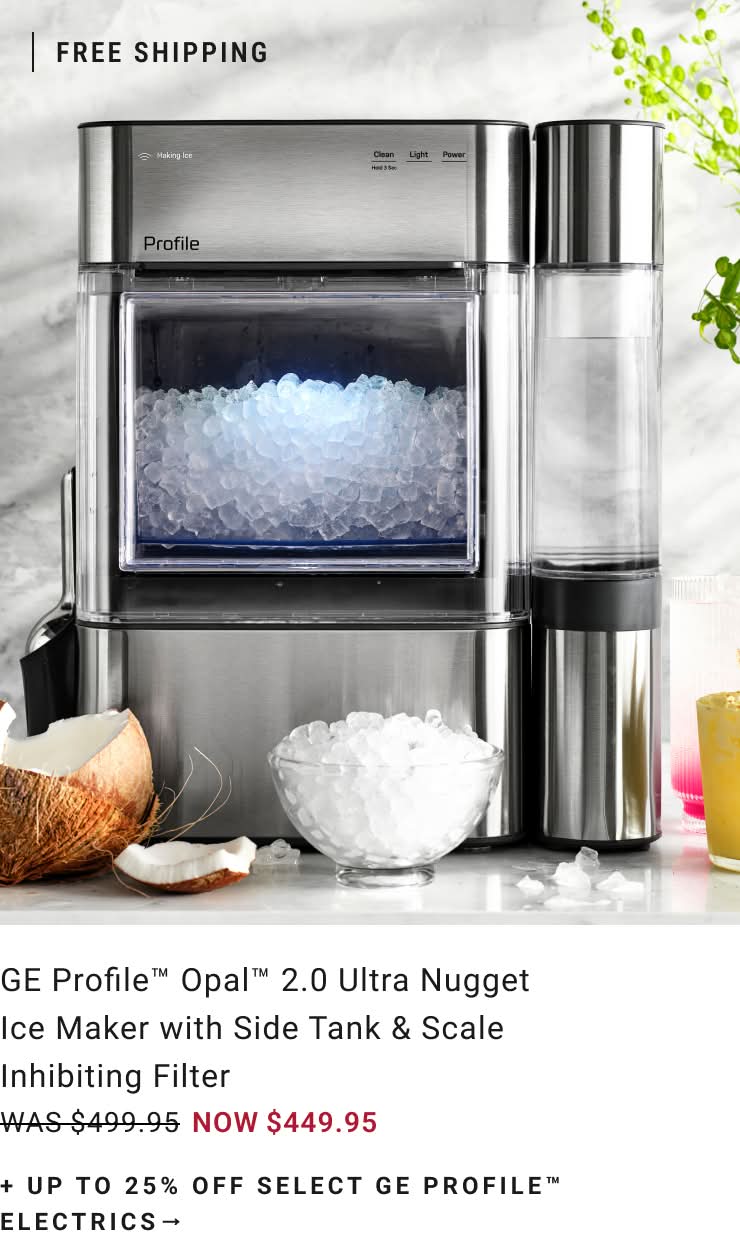 Shop GE Profile Opal 2.0 Nugget Ice Maker Shop GE Profile Opal 2.0 Nugget Ice Maker