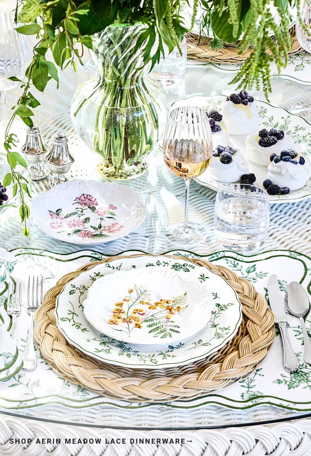 Shop AERIN Meadow Lace Dinnerware