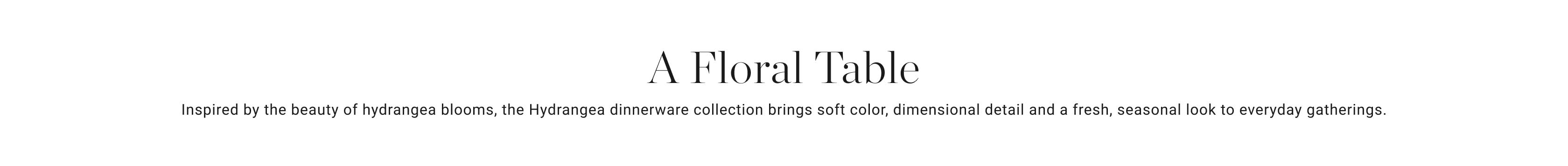 A Floral Table