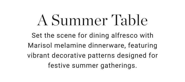 A Summer Table