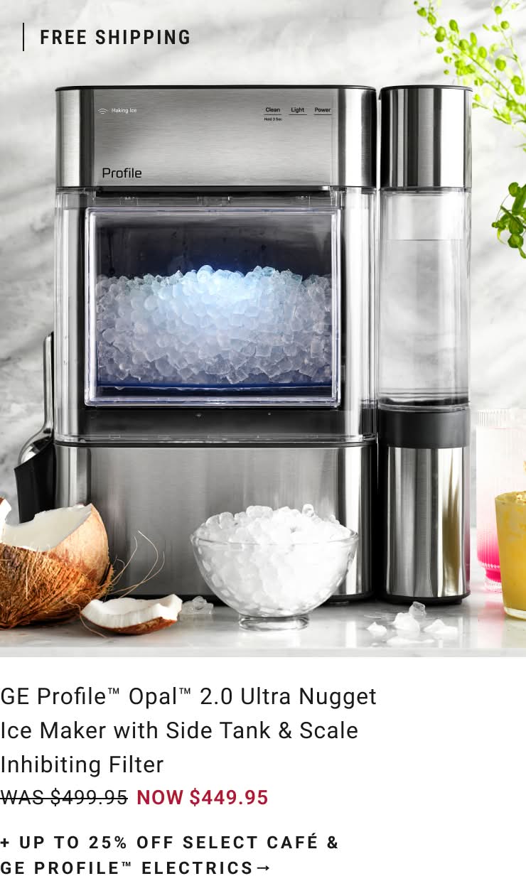 Shop GE Profile Opal 2.0 Nugget Ice Maker Shop GE Profile Opal 2.0 Nugget Ice Maker