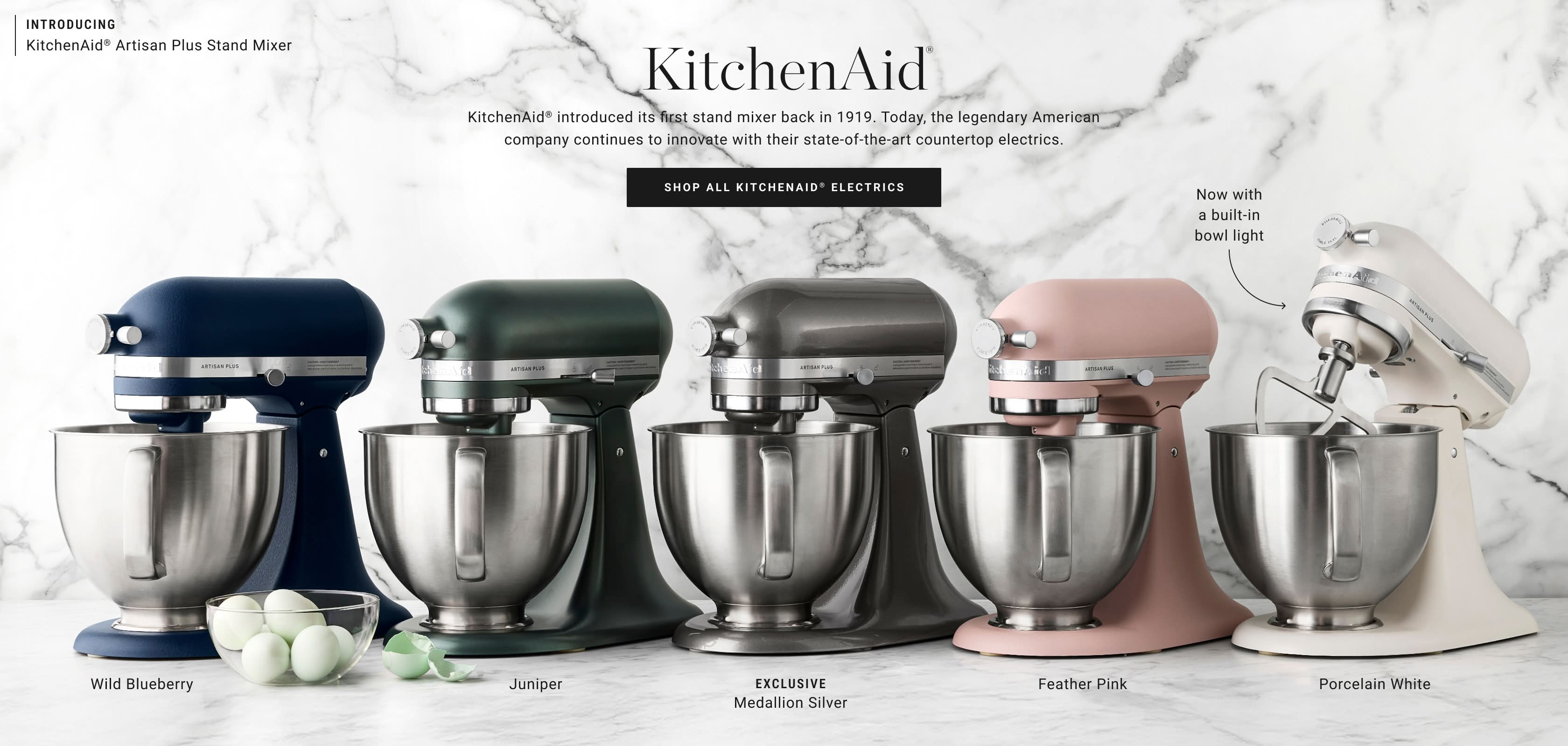 Shop All KitchenAid&reg; Electrics 
