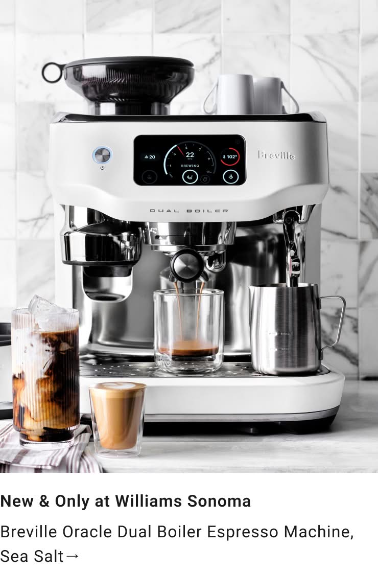 Shop Breville Oracle Dual Boiler in Sea Salt