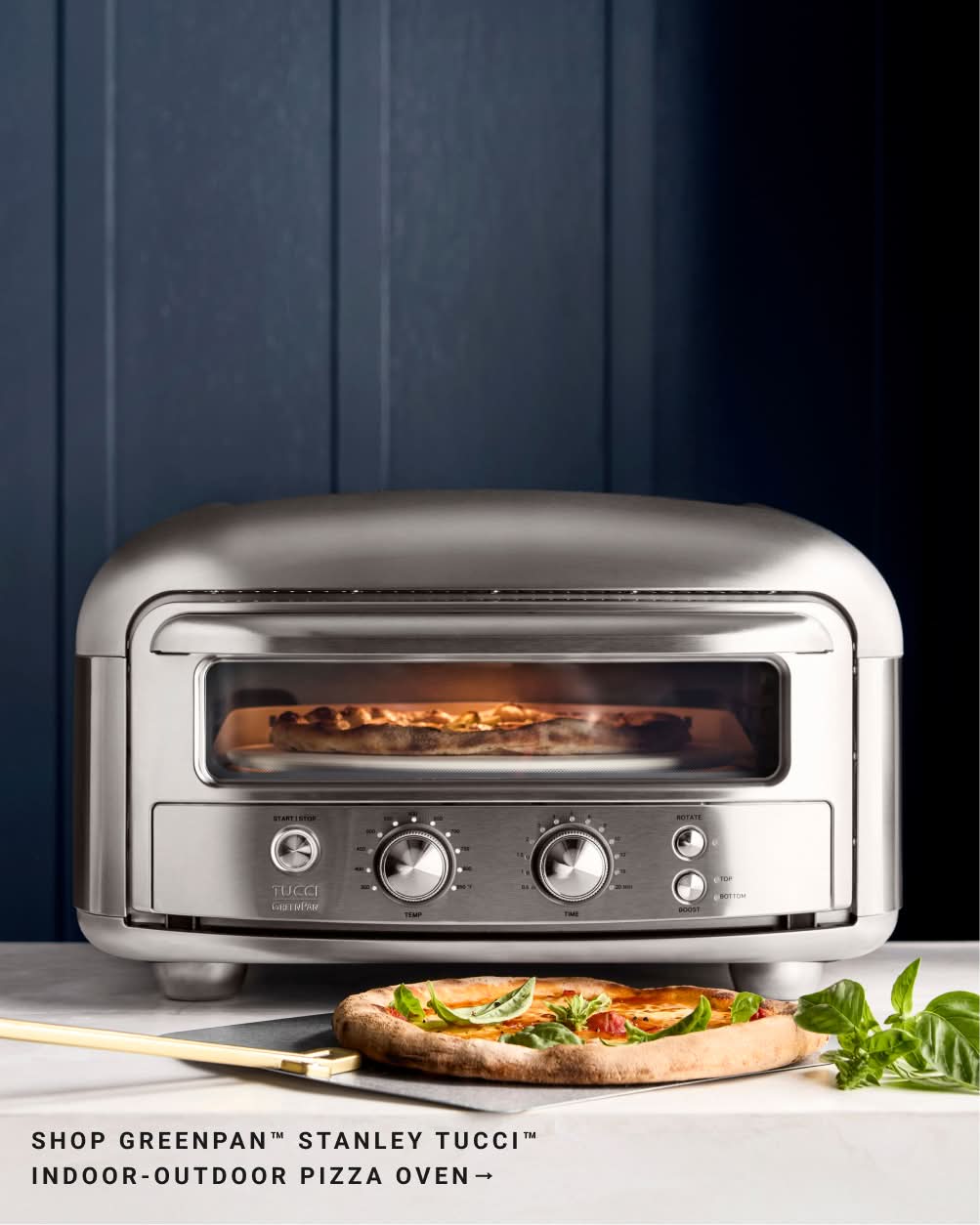 Shop Greenpan™ Stanley Tucci™ Indoor-Outdoor Pizza Oven Shop Greenpan™ Stanley Tucci™ Indoor-Outdoor Pizza Oven