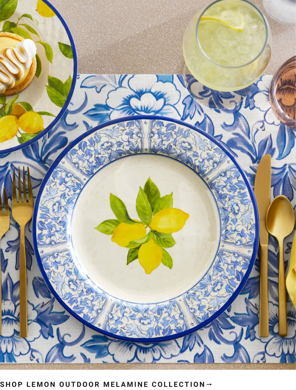 Shop Lemon Outdoor Melamine Collection Shop Lemon Outdoor Melamine Collection