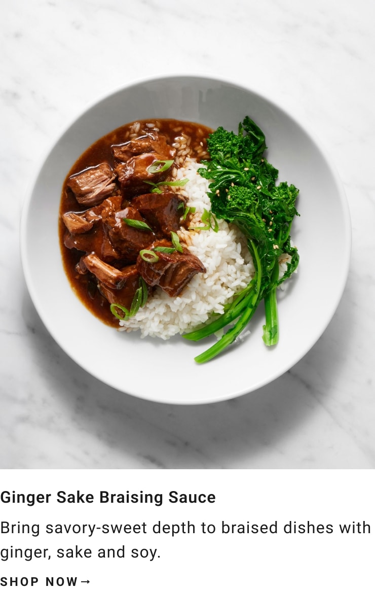 Shop Ginger Sake Braising Sauce