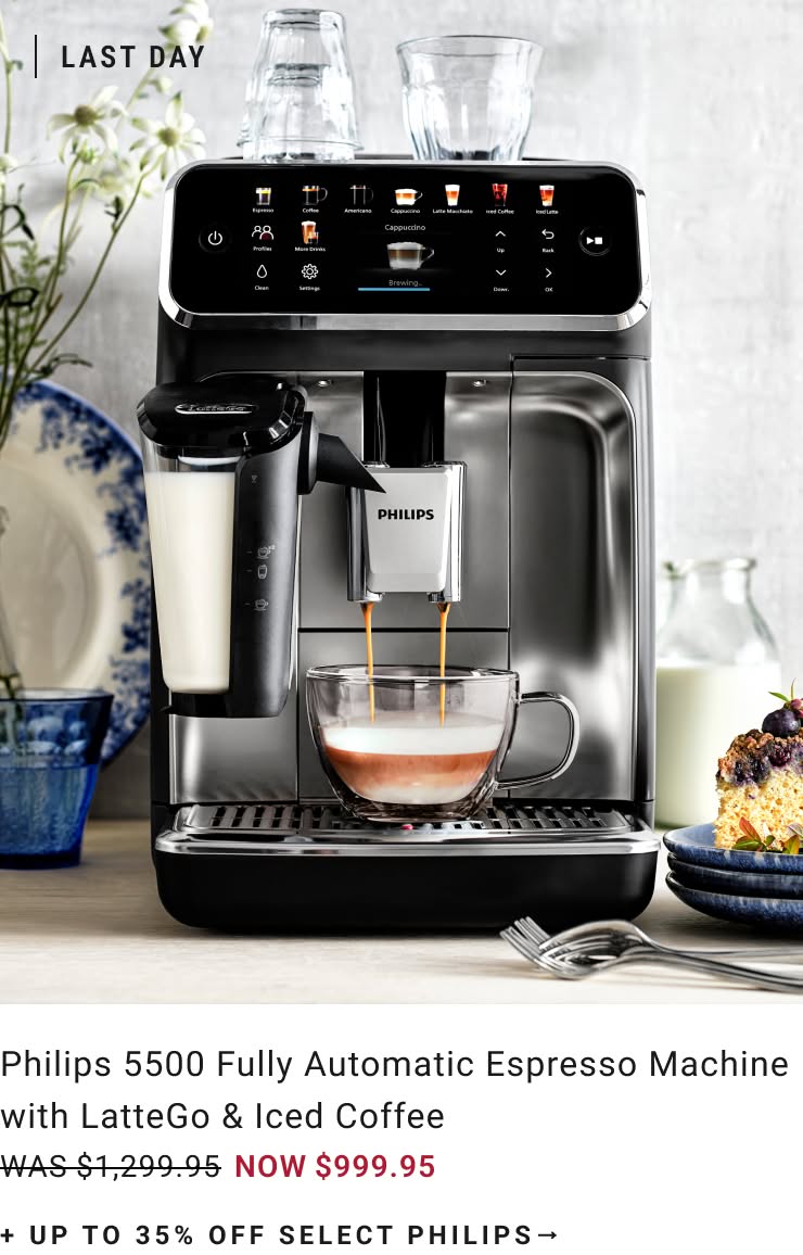 Shop Philips Espresso Machines
