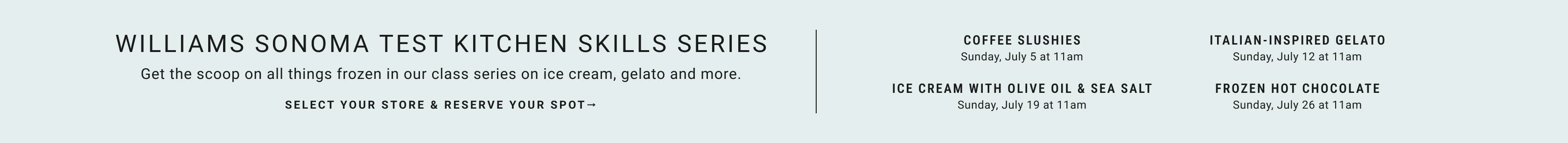 Williams Sonoma Test Kitchen Skill Series