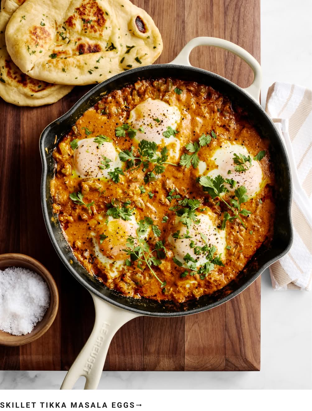 Skillet Tikka Masala Eggs