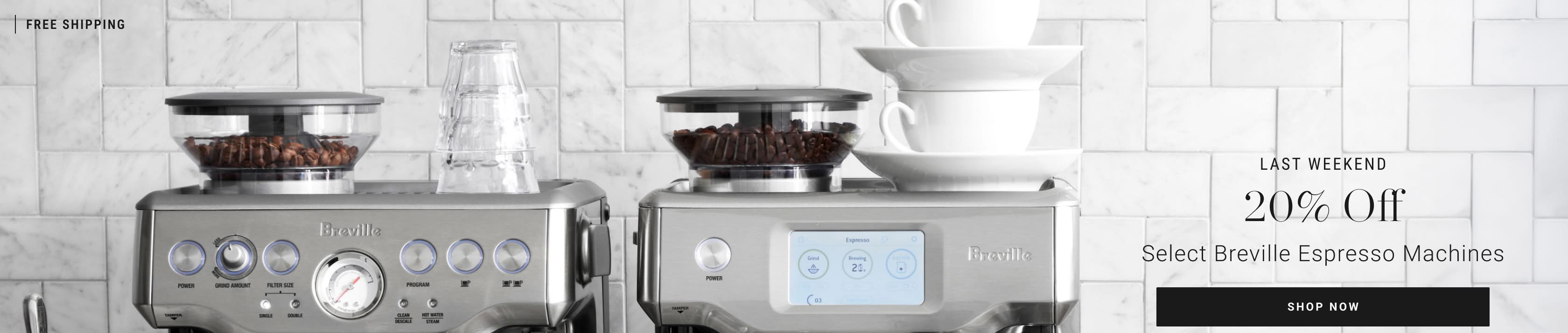 Shop Breville Espresso Machines Shop Breville Espresso Machines