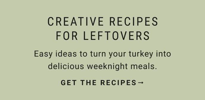 Creative Recipes for Leftovers