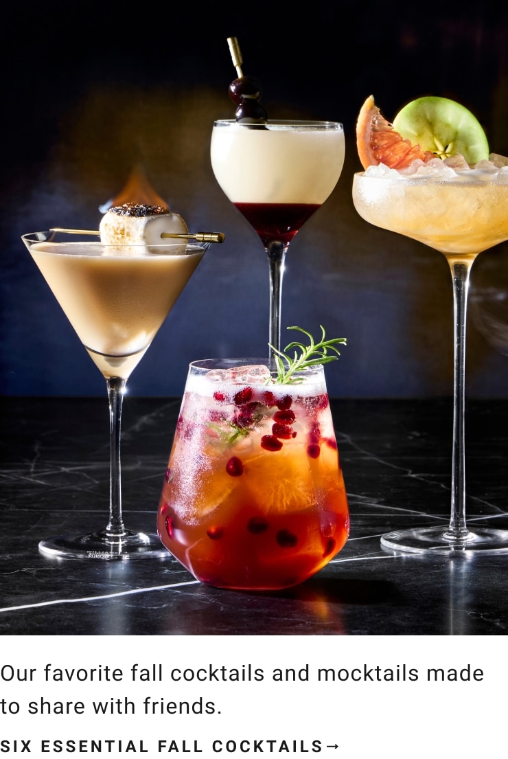 Six Essentials Fall Cocktails