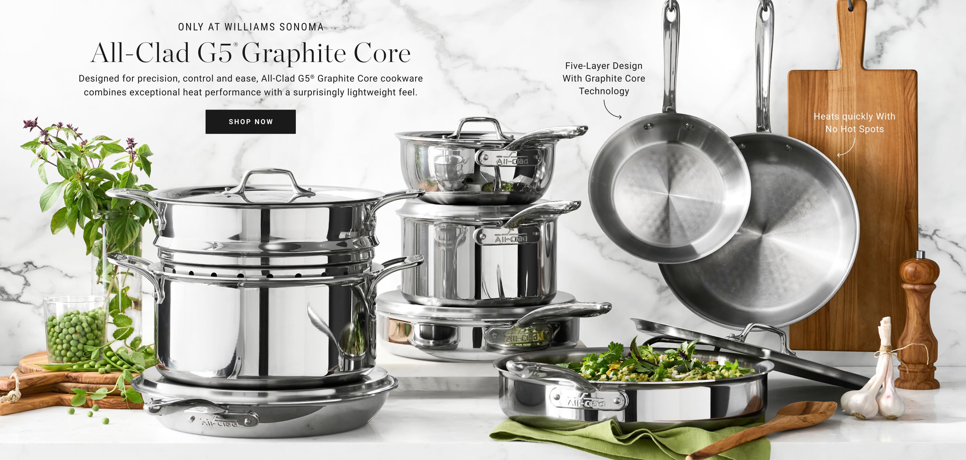 Shop All-Clad G5 Graphite Core Cookware