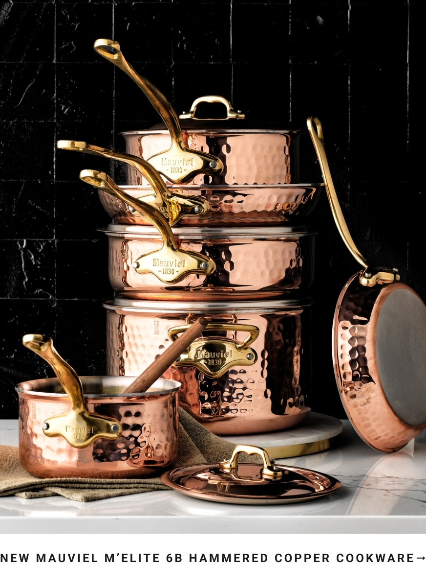 Shop Mauviel M'Elite 6B Hammered Copper Cookware