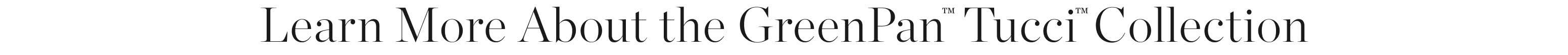 Learn More About the GreenPan™ Stanley Tucci™ Collection