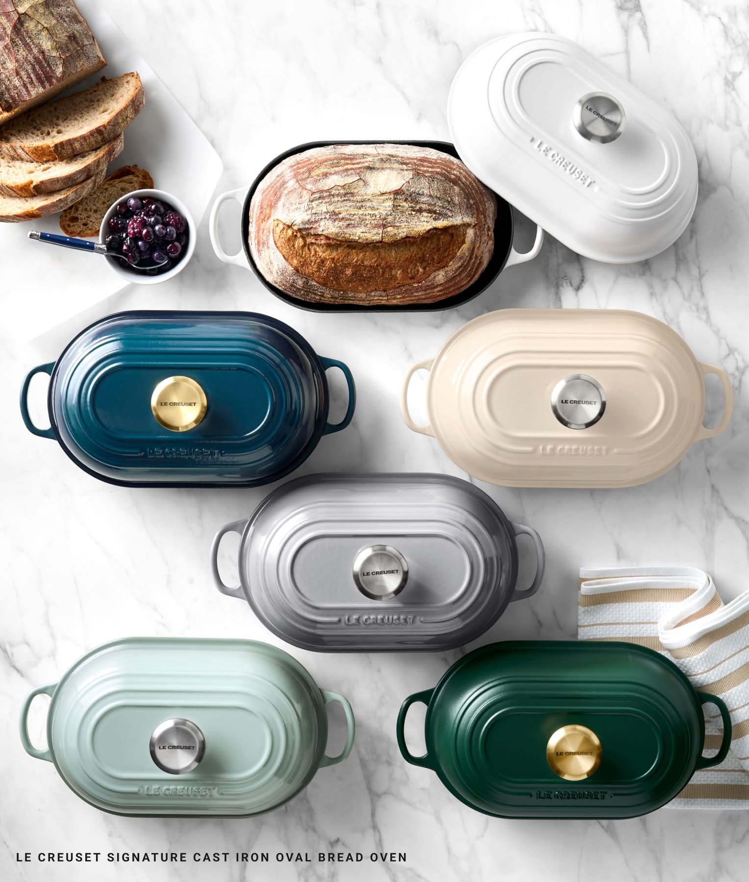 Le Creuset Signature Cast Iron Oval Bread Oven