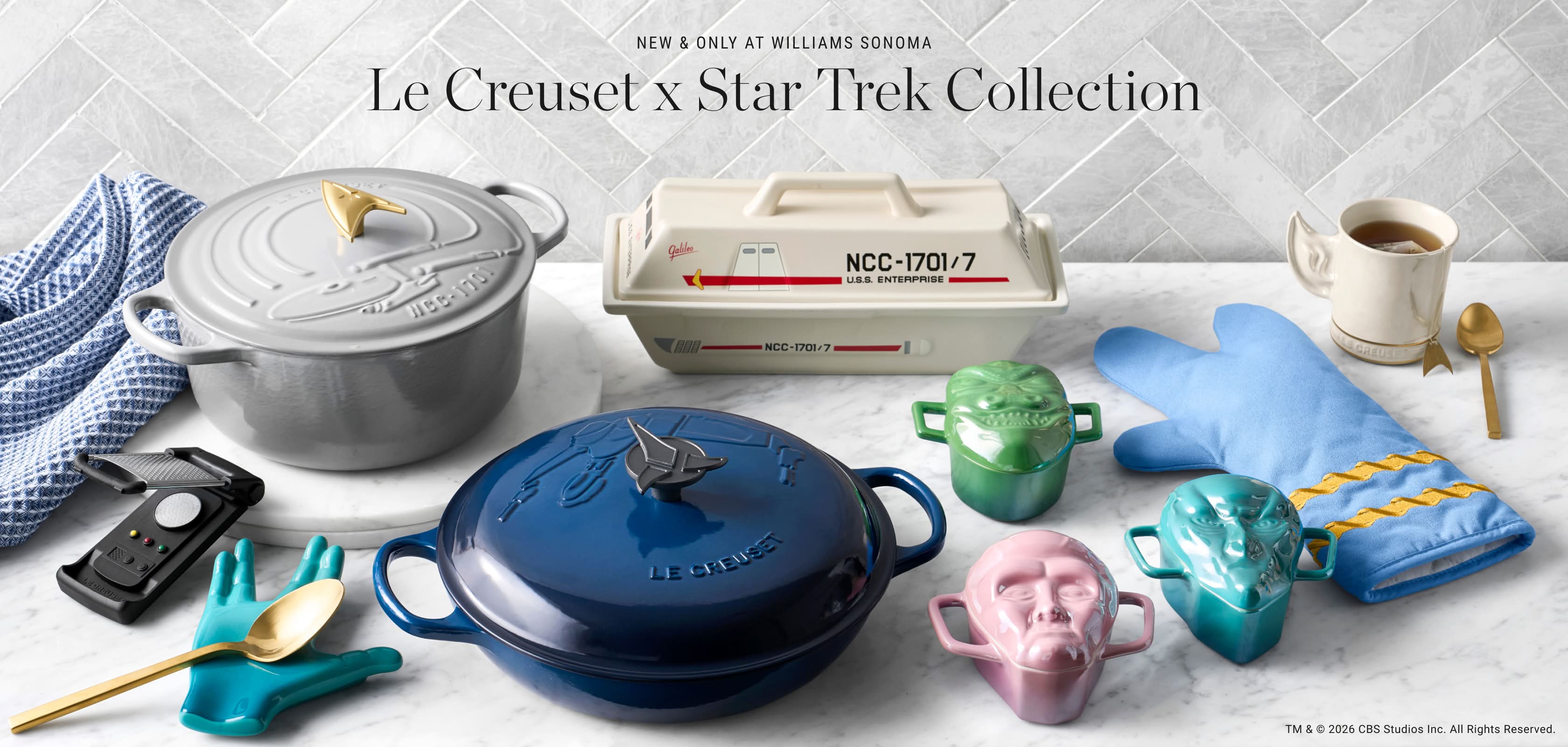 Le Creuset x Star Trek Collection