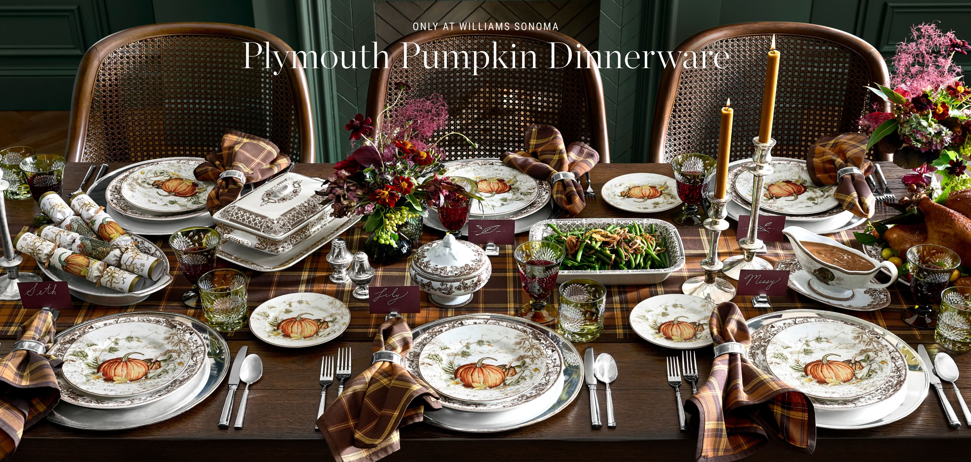 Plymouth Pumpkin Dinnerware