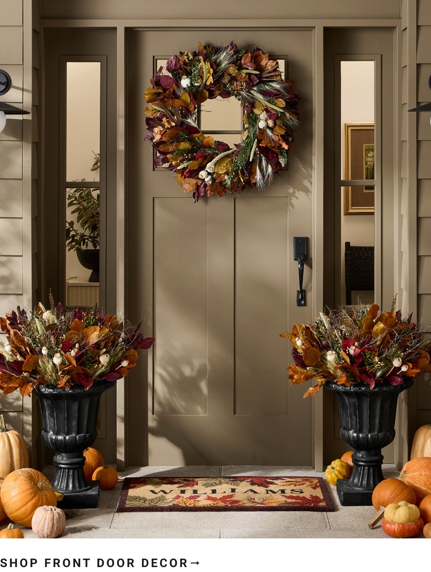 Shop Front Door Decor
