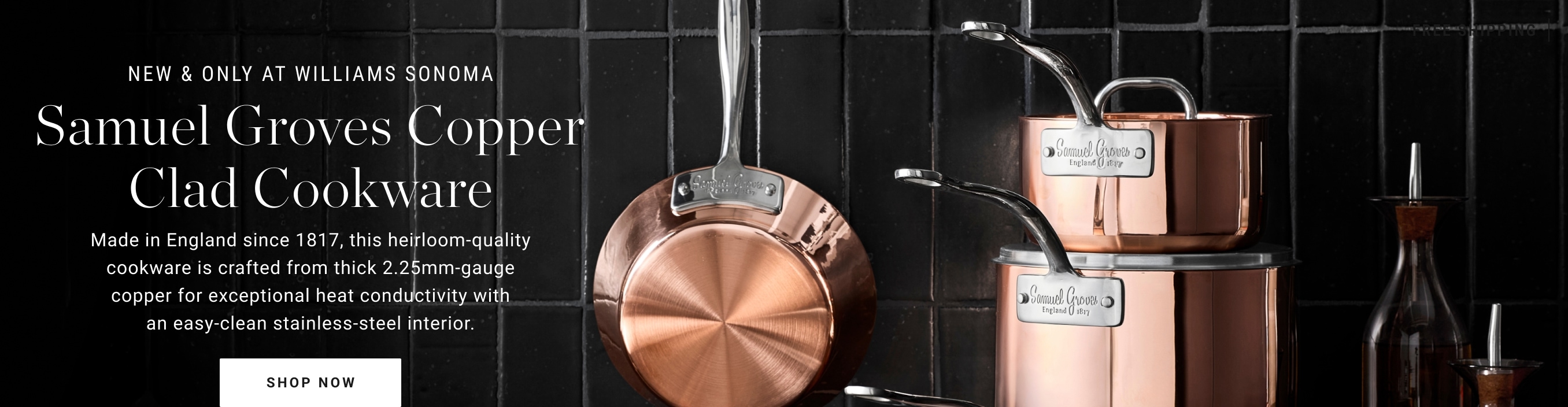 Shop Samuel Groves Copper Clad Cookware